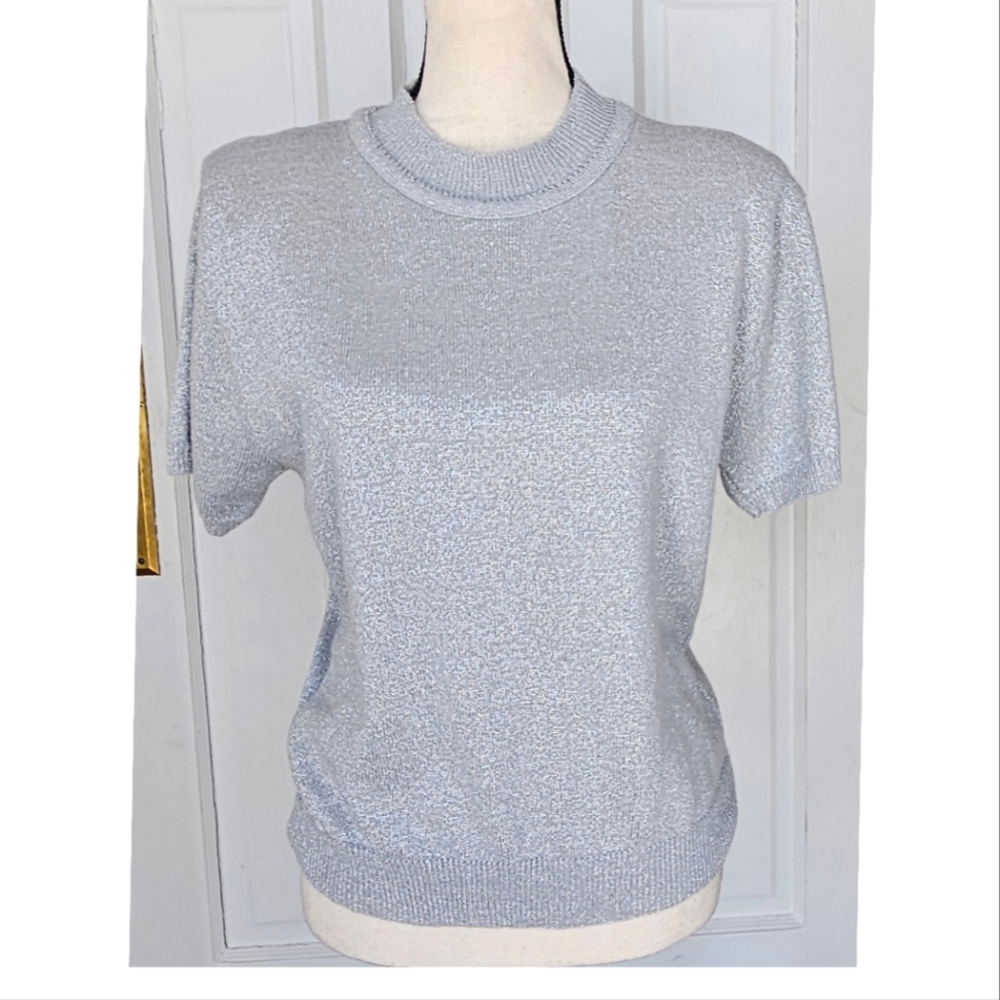 Vintage Norton McNaughton Short-Sleeve Sweater, Size Small